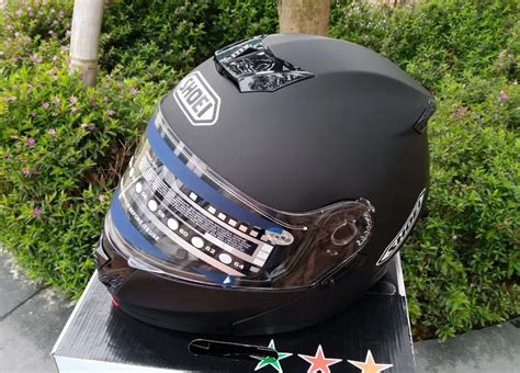 SHOEI Flip Up motorcycle helmet full helmet Motorcycle Helmet ATV helmet Safety dual lens matte ...