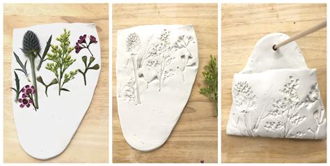 Pressed Flowers in Clay — ART CAMP