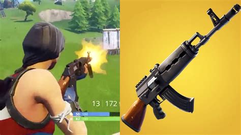 Footage of the new Heavy AR (AK-47) in action in Fortnite Battle Royale | Dexerto.com