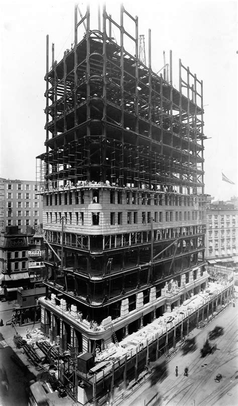 Old Photos of the Flatiron Building Under Construction, New York City ...