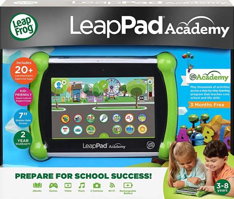 LeapFrog LeapPad Academy Kids’ Learning Tablet - Helps kids build reading, math and science ...