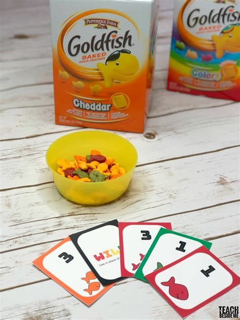 Goldfish Catch-a-Number Card Game - Teach Beside Me