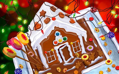 Gingerbread House Wallpapers - Top Free Gingerbread House Backgrounds ...