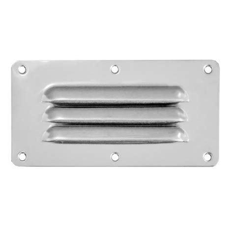 STAINLESS STEEL LOUVER VENTS MM.127X67 Dimensions 127X67 MM