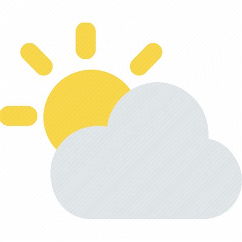 Cloud, forecast, sun, sunny, weather, partly icon - Download on Iconfinder