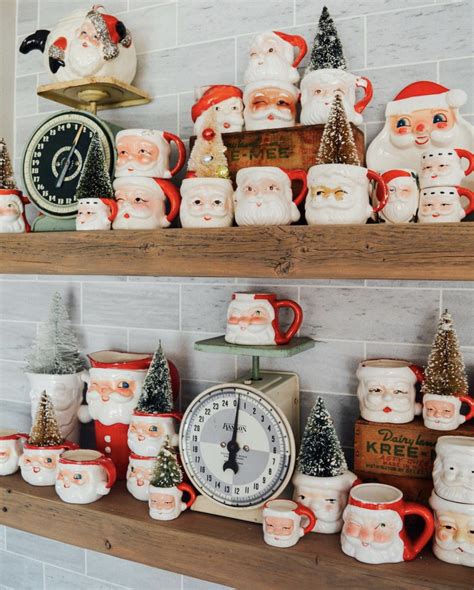 Festive Santa Mugs - Kelly Elko