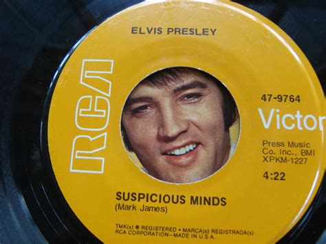 1969 Elvis Presley "Suspicious Minds" and "You'll Think of Me" 45rpm | Collectors Weekly