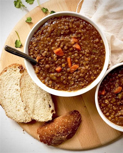 Instant Pot Lentil Soup (Vegetarian, Quick and Easy!) - Tasty Oven