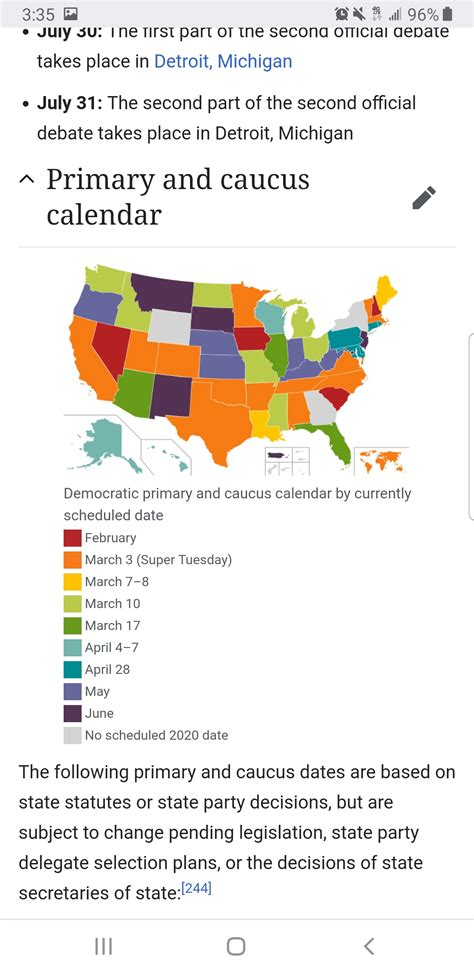 2020 Democratic primary schedule: March 17, 2020 should be the final ...