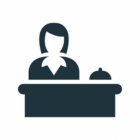 Front desk, help desk, reception, receptionist icon - Download on Iconfinder