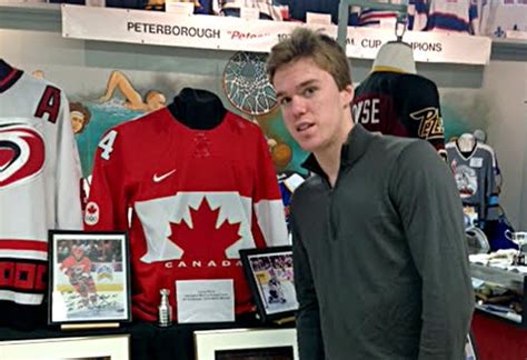 Connor McDavid visits the Hall - Peterborough and District Sports Hall of Fame