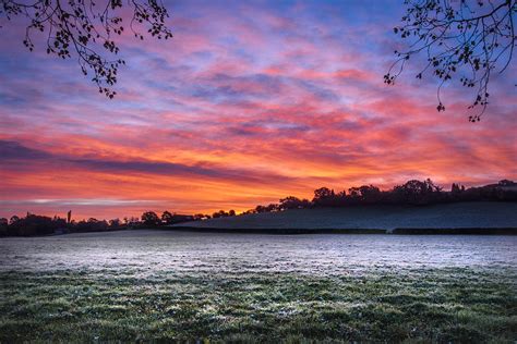 Frosty Morning Sunrise Photograph by Chris Smith - Fine Art America