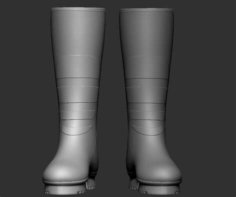 ArtStation - RUBBER WORK BOOTS | Resources