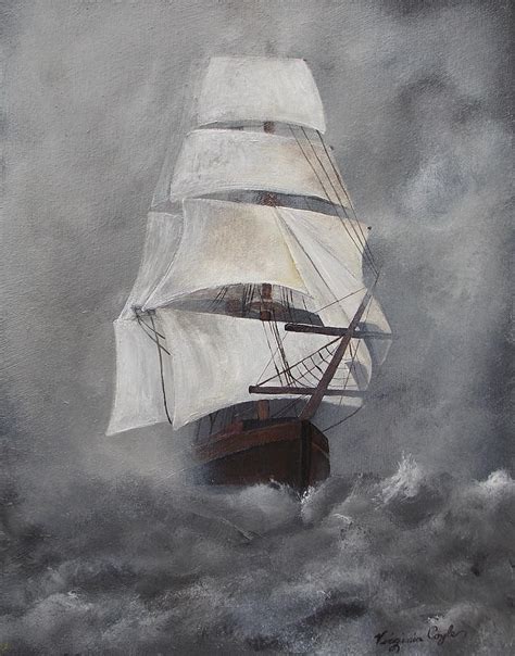 The Flying Dutchman Painting by Virginia Coyle | Fine Art America