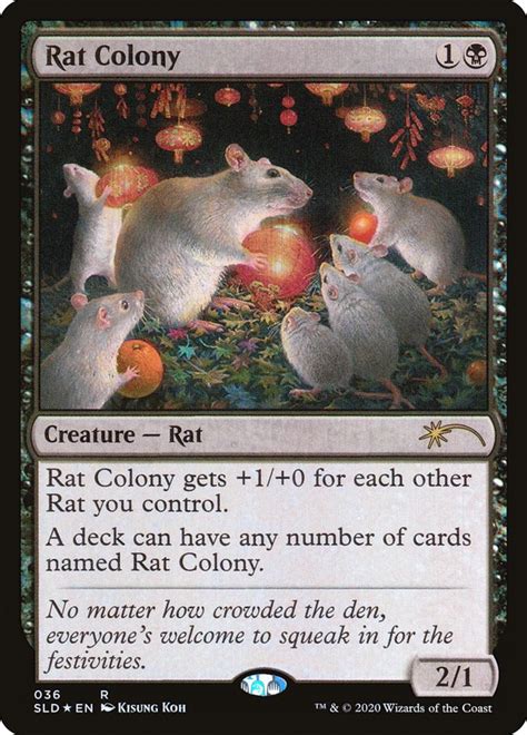 Rat Colony · Secret Lair Drop (SLD) #36 · Scryfall Magic The Gathering Search