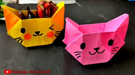 How to make an origami halloween box cat | ann's blog