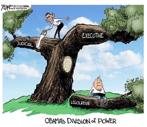 Cartoon: Obama's Division of Power