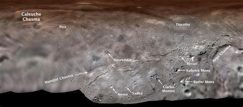 Charon's First Official Feature Names | NASA Solar System Exploration