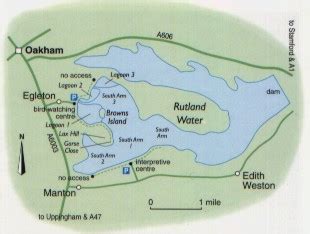 Rutland Water - Map