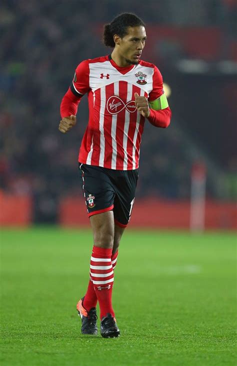 Virgil Van Dijk of Southampton in 2016. Van Dijk Southampton, Van Djik, Virgil Van Dijk, South ...