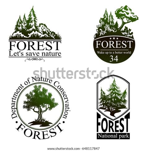 Green Tree Logo Vector Illustration Stock Vector (Royalty Free ...