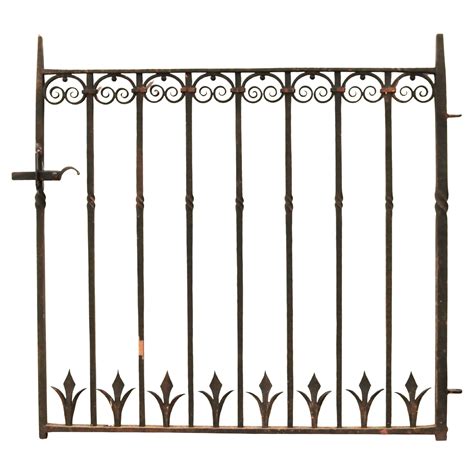 Antique Wrought Iron Garden Gate at 1stDibs