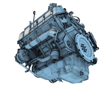 Animated V8 Engine - 3D Models – 3D Horse