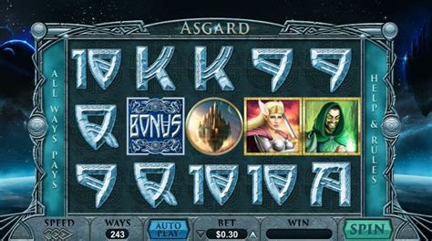 Asgard Slots Review - 5-Reel, 25 Fixed Pay Line Game