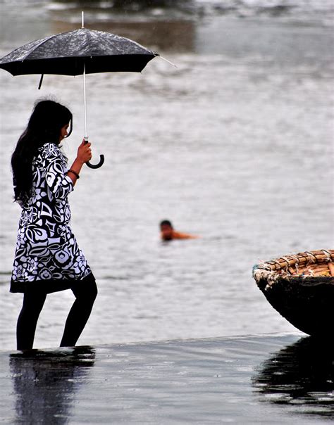 Girl Walking In Rain Photograph by Saira Ks - Fine Art America