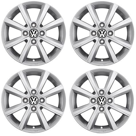 SET OF FOUR NEW GENUINE VW UP SKODA CITIGO SEAT Mii 14 MERANO ALLOY ...