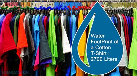 The water footprint of clothes: An unbelievable fact | Science Mirror