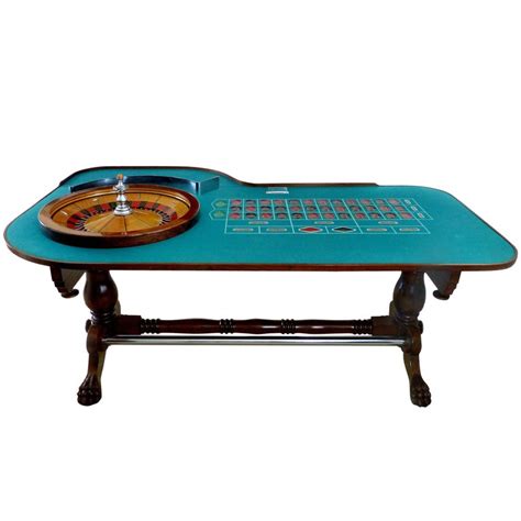 Great Gatsby Era 1920s Mahogany Roulette Table from O'Dwyer's Casino For Sale at 1stDibs
