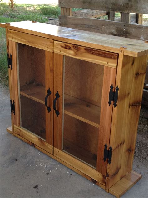 Red Cedar cabinet with antique glass. | Diy furniture, Furniture, Antique glass