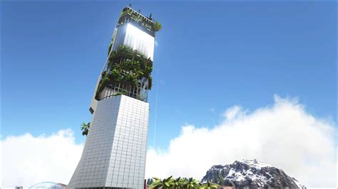 ark survival evolved pve skyscraper made from tek structures, and built ...