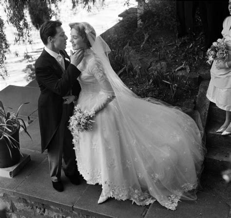 Julie Andrews and her first husband, Tony Walton, on their wedding day ...