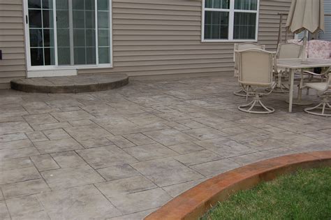 Diy Stamped Concrete Patio