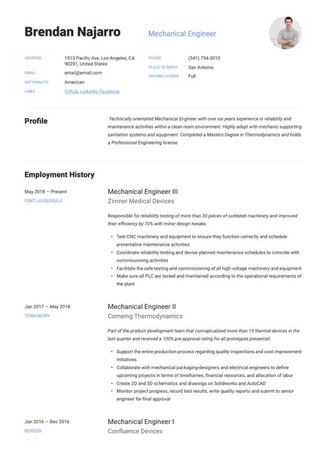 Mechanical Engineer Resume & Writing Guide | +12 Templates | PDF