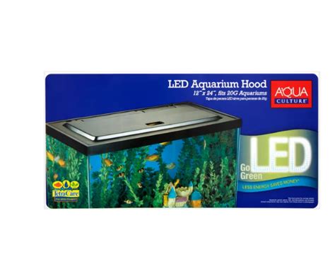 20/55 Gallon Fish Tank Hood with LED Light Lightweight NEW | eBay