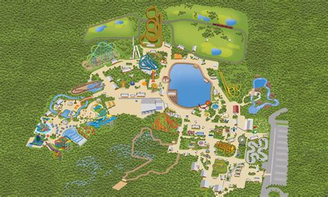 Wild Adventures Theme Park Map | Printable Templates Free