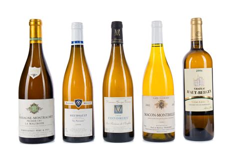 Lot 223 - FIVE BOTTLES OF FRENCH WHITE WINE