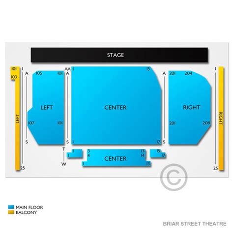 Briar Street Theater Seating Chart | Vivid Seats