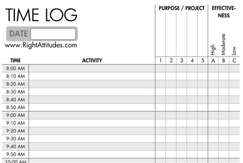 Time And Material Daily Log Template