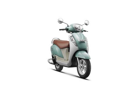 Suzuki Access 125 Solid Ice Green/ Pearl Mirage White Colour