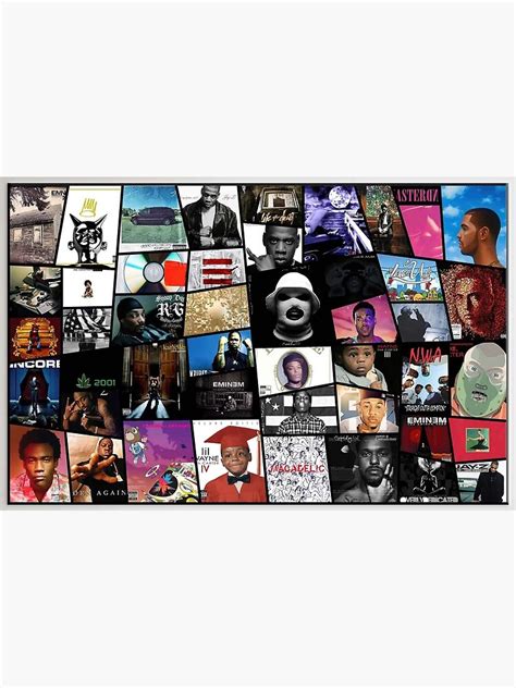 "Hip Hop Rap Album Cover Collage Poster" Poster for Sale by muatarts75 ...