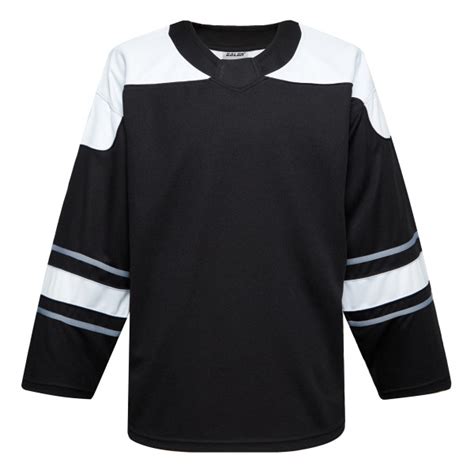 H900-EF062 Black Blank hockey Practice Jerseys