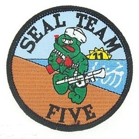 US Navy Seal Team 5 Patch Navy Seal Team Five Emblem Insignia Iron On Patch #176 - Navy Army ...