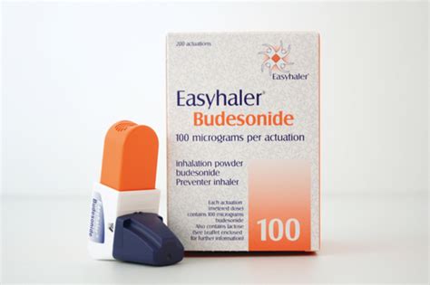 Easyhaler Budesonide 100micrograms/dose dry powder inhaler (Orion Pharma (UK) Ltd) 200 dose ...