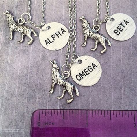 The Original Alpha Beta Omega Wolf Pack Best Friend | Etsy