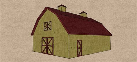 30x40 Gambrel barn by Barn Geek | Barn kits, Gambrel barn, Gambrel