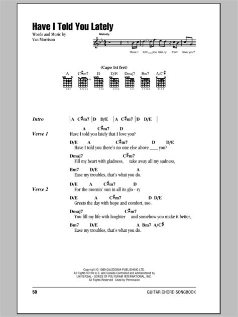 Have I Told You Lately | Sheet Music Direct